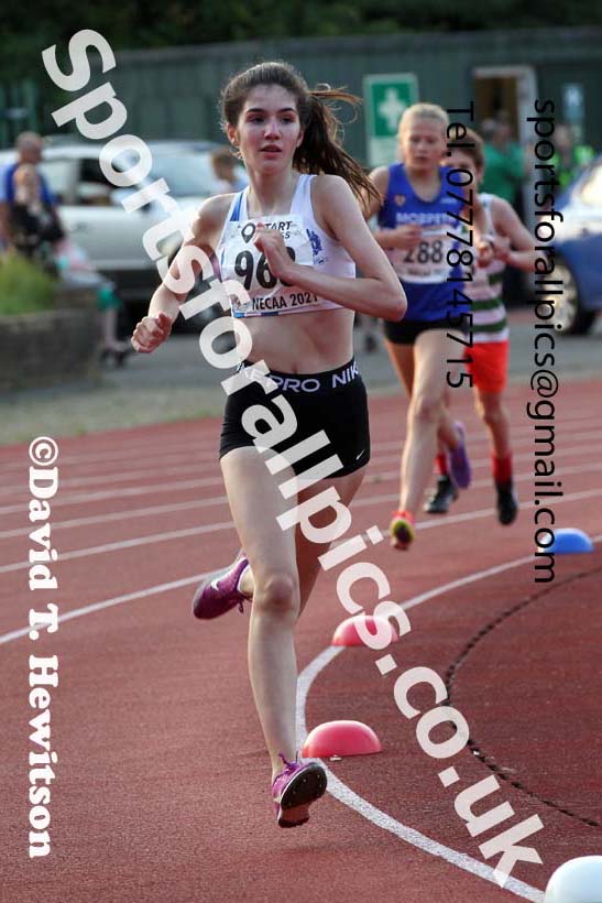 1500 metres, 2021 North East Grand Prix 5, Monkton, Wednesday, July 21st. Photo: David T. Hewitson/Sports for All Pics